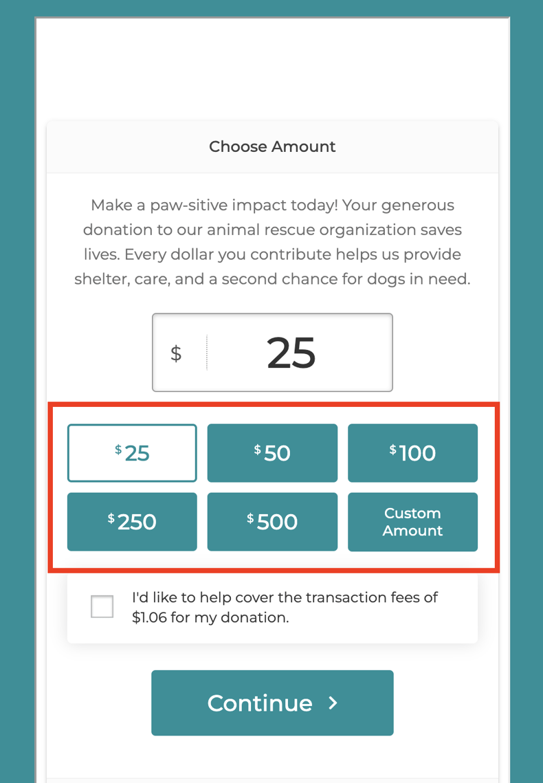 Can I customize my donation widget?