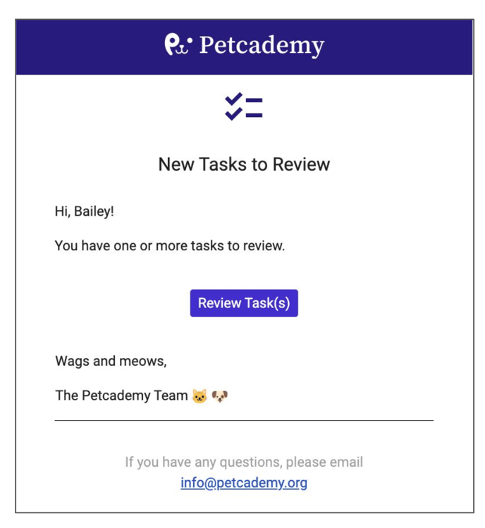 petcademy_emailNotification